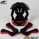 Casque cross Alpinestars S-M5 Action rouge et jaune fluo