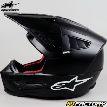 Helmet cross Alpinestars S-M5 Solid matt black