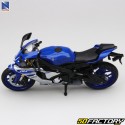 Motocicleta en miniatura 1 / 12 Yamaha YZF-R 1 New Ray azul