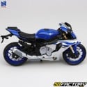Motocicleta miniatura 1 / 12e Yamaha YZF-R1 Nova Ray Azul