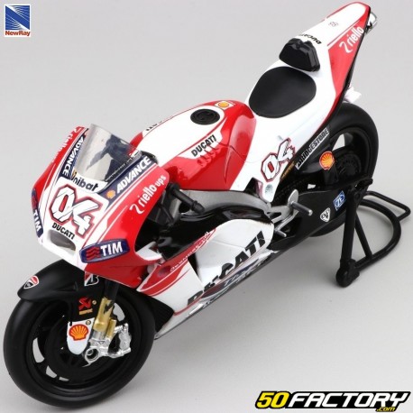 Motocicleta miniatura 1/12e Ducati Desmosedici GP (2015) Dovisioso 4 New Ray