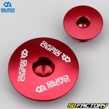 Tapones tapa encendido Honda TRX 300, 400, 450 CuádrupleRacing rojo