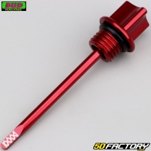 Honda CRF 450 R engine oil dipstick (since 2017) Bud Racing red anodized