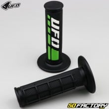 Handle grips UFO black and green Trax