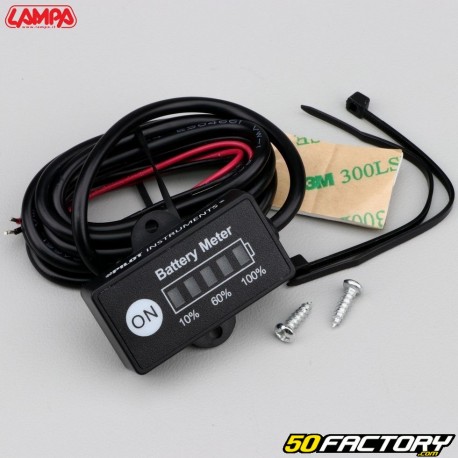 Indicador de carga da bateria 12/24V Lampa