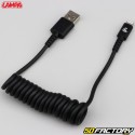 Cable elástico USB/Lightning de Apple Lampa negro
