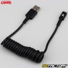 Cabo de extensão USB/Lightning da Apple Lampa preto