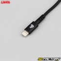Cable elástico USB/Lightning de Apple Lampa negro