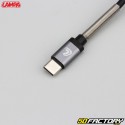 USB/Type-C cable 1 meter Lampa black