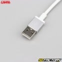 Câble coudé USB/Lightning Apple 1 mètre Lampa blanc