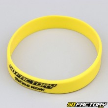 Bracelete 50 Factory amarelo e preto