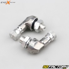 Válvulas angulares Evo-X Racing 8.3 mm cinza