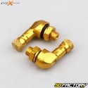 Valvole ad angolo Evo-X Racing 8.3 mm d&#39;oro