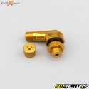 Valvole ad angolo Evo-X Racing 8.3 mm d&#39;oro