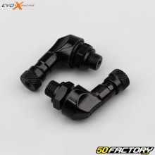 Winkelventile Evo-X Racing 8.3 mm schwarz