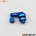 Valves coudées Evo-X Racing 8.3 mm bleues