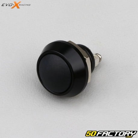 Interruttore a pulsante Evo-X Racing nero