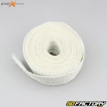 Exhaust thermal strip vintage Evo-X Racing white 50 mm (5 m)