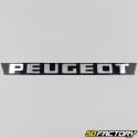 Aufkleber für die Motorabdeckung Peugeot Chrom und Schwarz