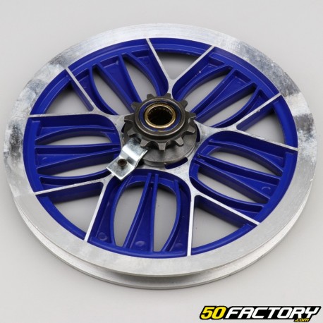Driving pulley tuning 11 teeth Peugeot 103 SP, Vogue, MBK 51... blue V2