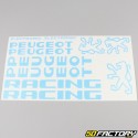 Kit déco Peugeot 103 RCX Racing bleu clair