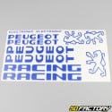Kit grafiche adesivi Peugeot 103 RCX Racing blu brillante