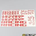 Kit grafiche adesivi Peugeot 103 RCX Racing rosso medio