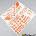 Kit decorativo Peugeot 103 RCX Racing naranja