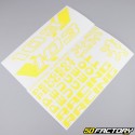 Kit decorativo Peugeot 103 RCX Racing amarillo brillante