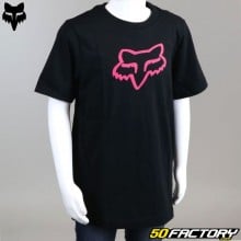 T-Shirt Kindergröße Fox Racing Legacy schwarz und pink