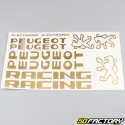 Kit grafiche adesivi Peugeot 103 RCX Racing  or