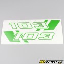 Kit grafiche adesivi Peugeot 103 RCX Racing erba verde