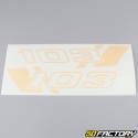 Kit grafiche adesivi Peugeot 103 RCX Racing beige