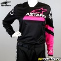 Damentrikot Alpinestars Stella Fluid in schwarz und neonpink