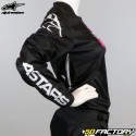 Jersey mujer Alpinestars Stella Fluid negro y rosa neón