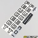 Decoration  kit Peugeot 103 MVL light grey