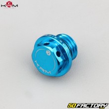 Clutch cover oil fill cap AM6 Minarelli KRM Pro Ride turquoise blue