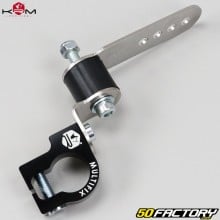 KRM exhaust bracket Pro Ride Multifix black