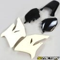Front and rear fairings Yamaha DT 50, MBK Xlimit (since 2003) creamy white and black