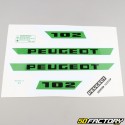 Decoration  kit Peugeot 102 K green