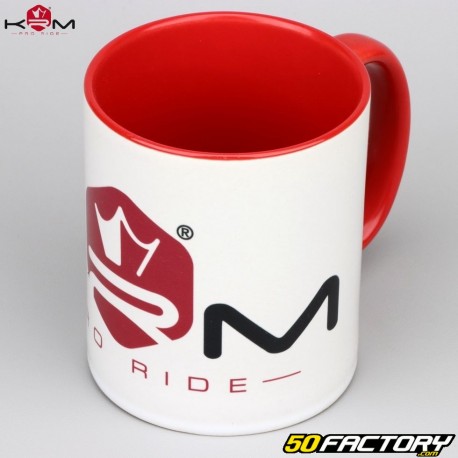 KRM Mug Pro Ride White and red
