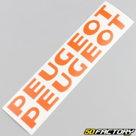 Stickers de carters moteur Peugeot 103 oranges