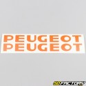 Aufkleber für die Motorabdeckung Peugeot 103 Orangen