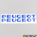 Decalques da tampa do motor Peugeot 103 azuis brilhantes