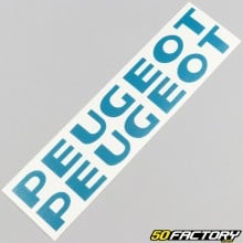 Aufkleber für die Motorabdeckung Peugeot 103 blau türkis