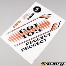 Kit déco type Peugeot 103 Vogue orange