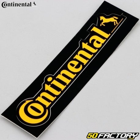 Sticker Continental noir et jaune