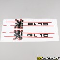 Kit decorativo Peugeot GL10 rojo