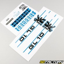 Kit grafiche adesivi Peugeot GL10 blu