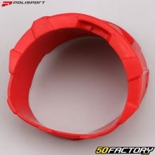 Protección del silenciador de escape Ø340 a 400 mm Polisport rojo